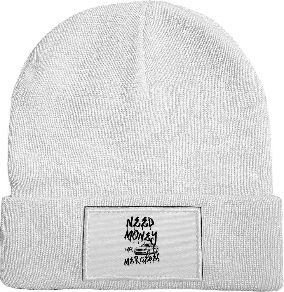 Hat with Patch - Need money for Mercedes - Mfest