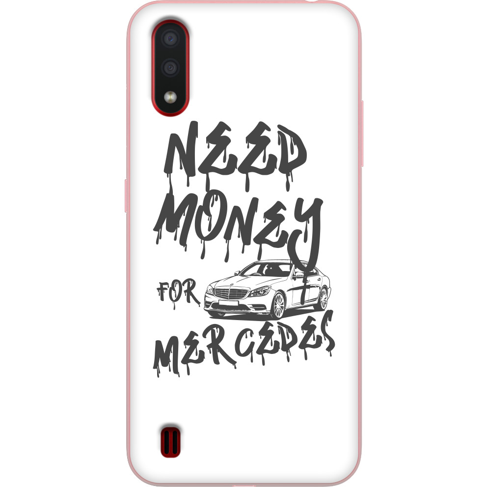 Чехол Samsung - Need money for Mercedes - Mfest