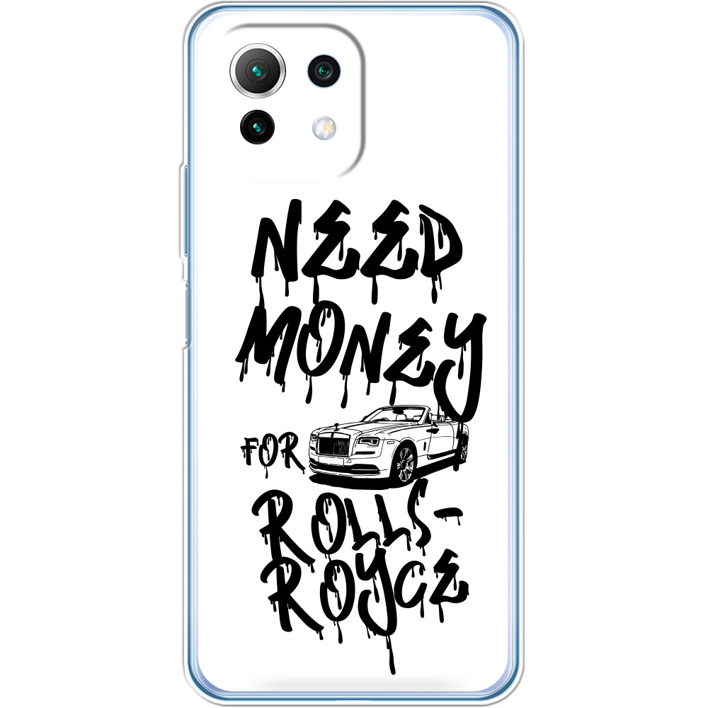 Чехол Xiaomi - Need money for Rolls-Royce - Mfest