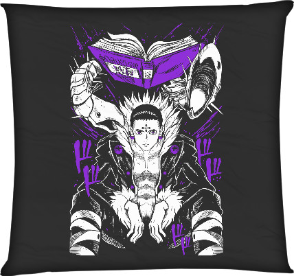 Square Throw Pillow - Chrollo Lucilfer - Mfest