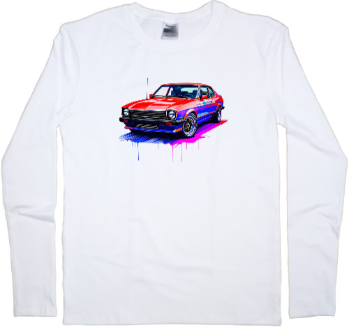 Men's Longsleeve Shirt - Олдскульний Pony Car - Mfest