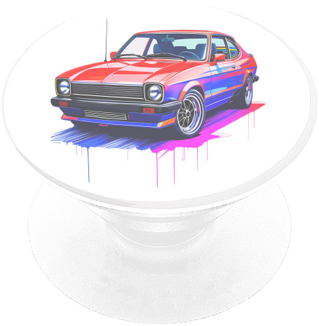 PopSocket Подставка для мобильного - Олдскульный Pony Car - Mfest