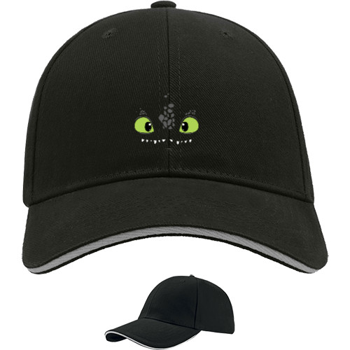 Sandwich Baseball Cap - Toothless How to Train Your Dragon - Mfest