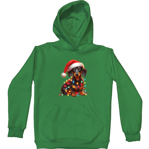 Kids' Premium Hoodie - New Year's dachshund - Mfest