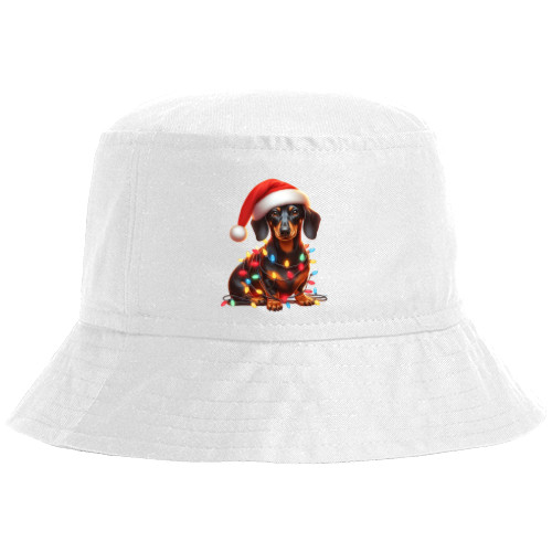 Bucket Hat - New Year's dachshund - Mfest