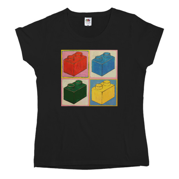 Women's T-shirt Fruit of the loom - Andy Warhol Lego - Mfest