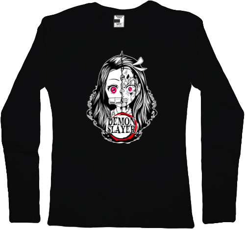 Women's Longsleeve Shirt - Nezuko Demon - Mfest