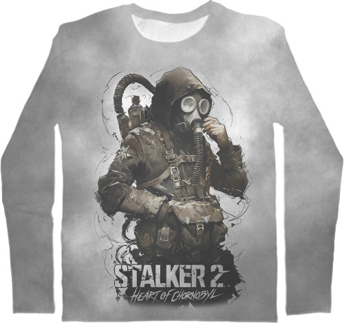 Men's Longsleeve Shirt 3D - S.T.A.L.K.E.R. 2 Heart of Chornobyl  - Mfest