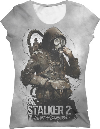 Women's T-Shirt 3D - S.T.A.L.K.E.R. 2 Heart of Chornobyl  - Mfest