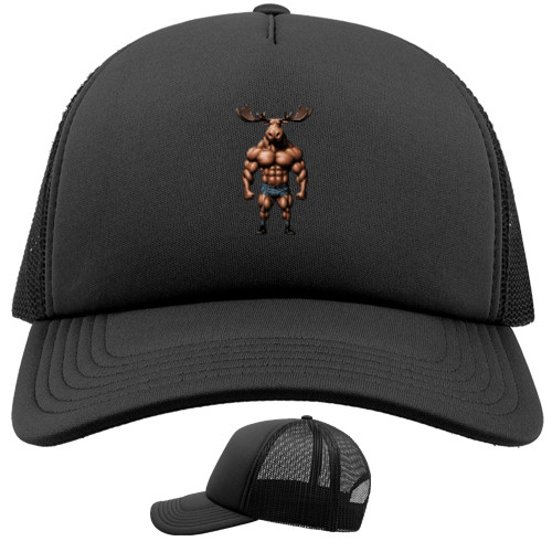 Trucker Cap - Лось бодібілдер - Mfest