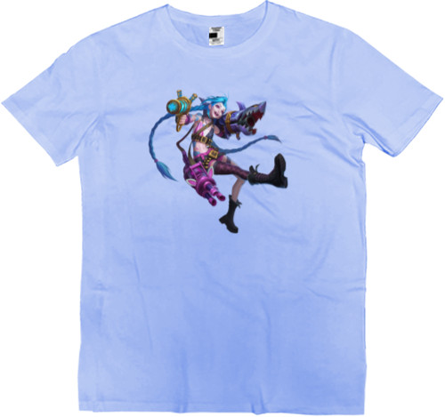 Men’s Premium T-Shirt - Jinx in League of Legends - Mfest