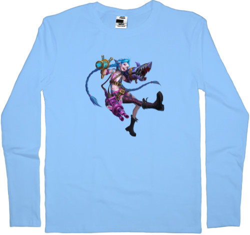 Men's Longsleeve Shirt - Jinx in League of Legends - Mfest