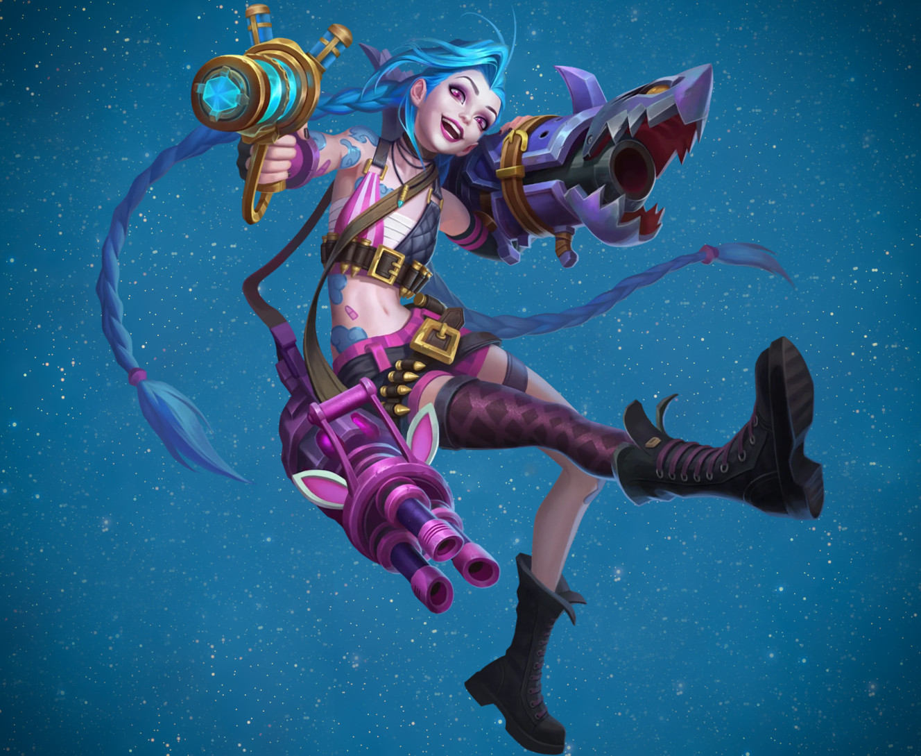 Mouse Pad - Jinx in League of Legends - Mfest