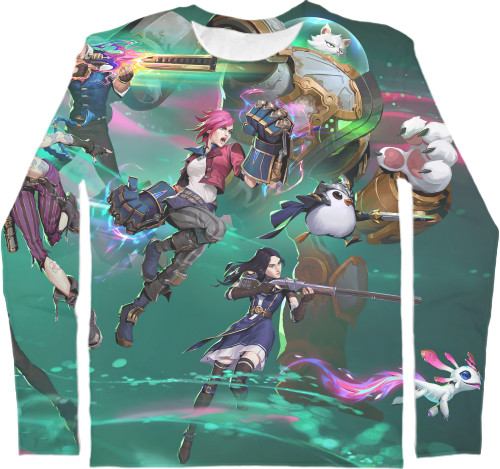 Men's Longsleeve Shirt 3D - Arcane 5 - Mfest