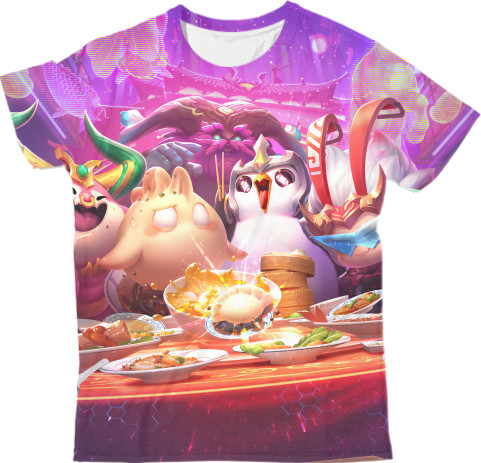 Man's T-shirt 3D - Teamfight tactics little  Legends - Mfest