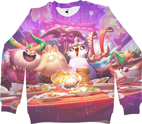 Women's Sweatshirt 3D - Teamfight tactics little  Legends - Mfest