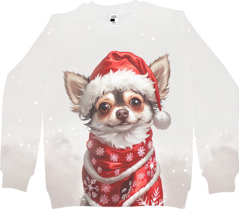 Kids' Sweatshirt 3D - Chihuahua - Mfest