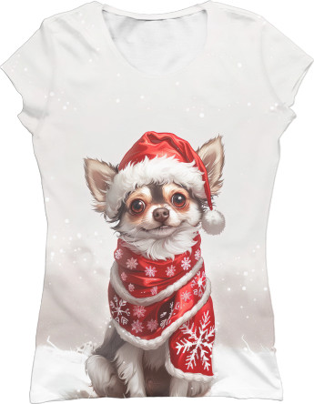 Women's T-Shirt 3D - Chihuahua - Mfest