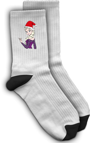 Socks - New Year's Elsa - Mfest