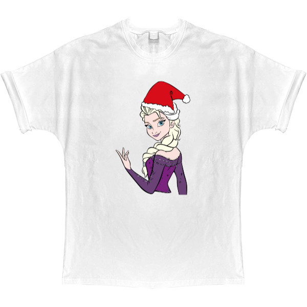 T-shirt Oversize - New Year's Elsa - Mfest