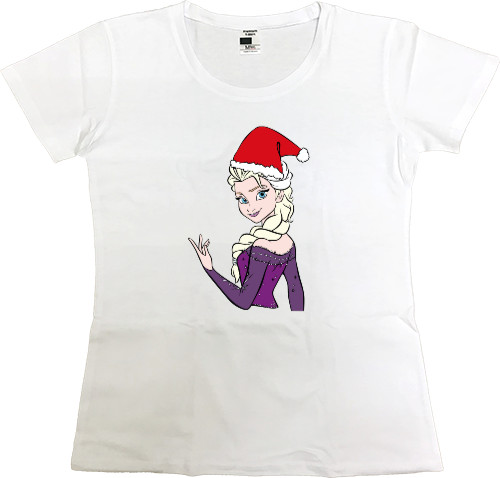 Women's Premium T-Shirt - New Year's Elsa - Mfest