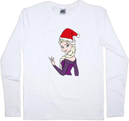 Kids' Longsleeve Shirt - New Year's Elsa - Mfest