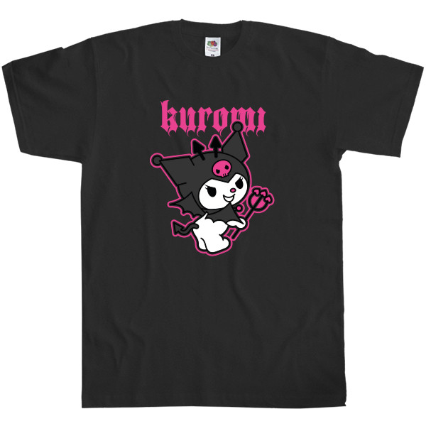 Men's T-Shirt Fruit of the loom - Kuromi the little devil - Mfest