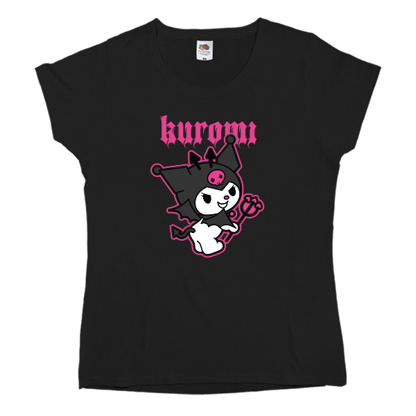 Women's T-shirt Fruit of the loom - Kuromi the little devil - Mfest