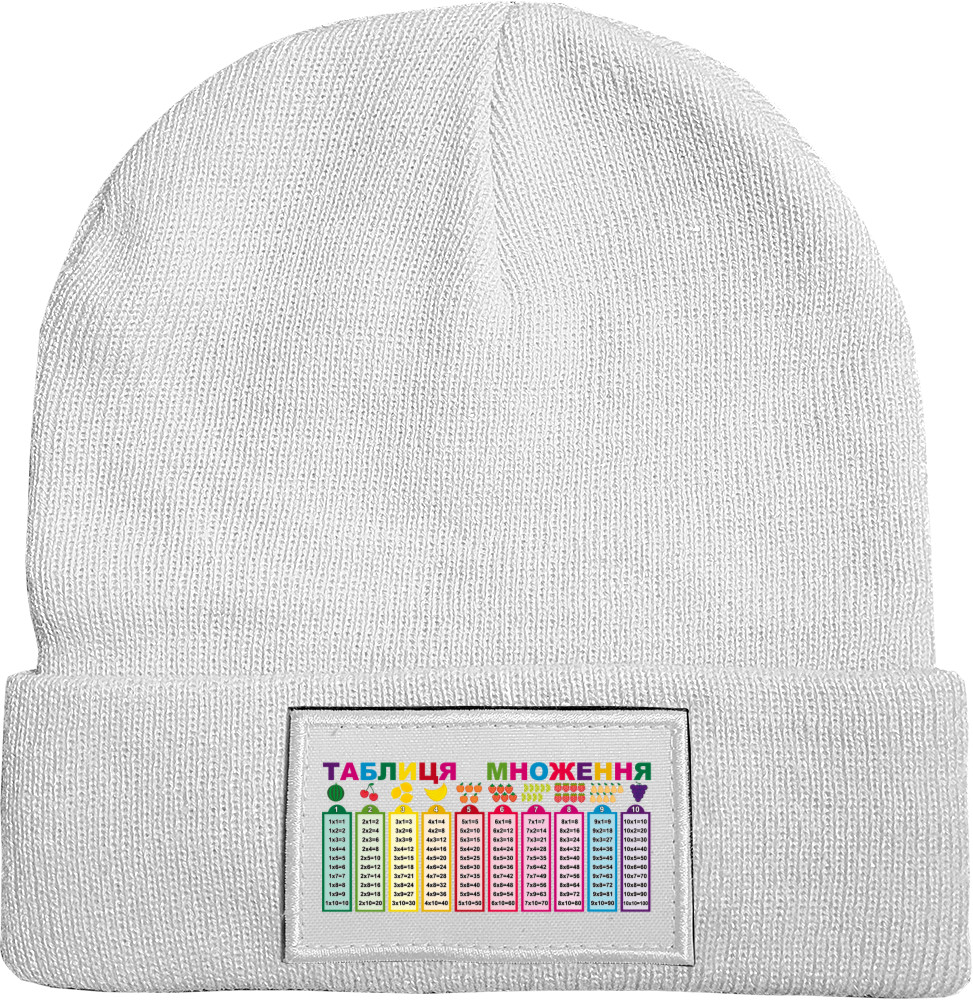 Hat with Patch - Multiplication table - Mfest