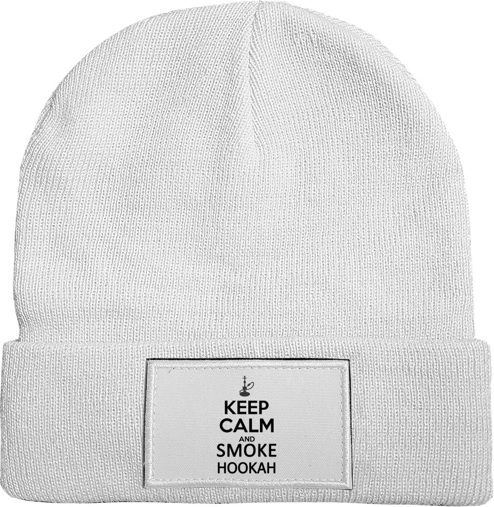 Hat with Patch - Keep calm and smoke - Mfest