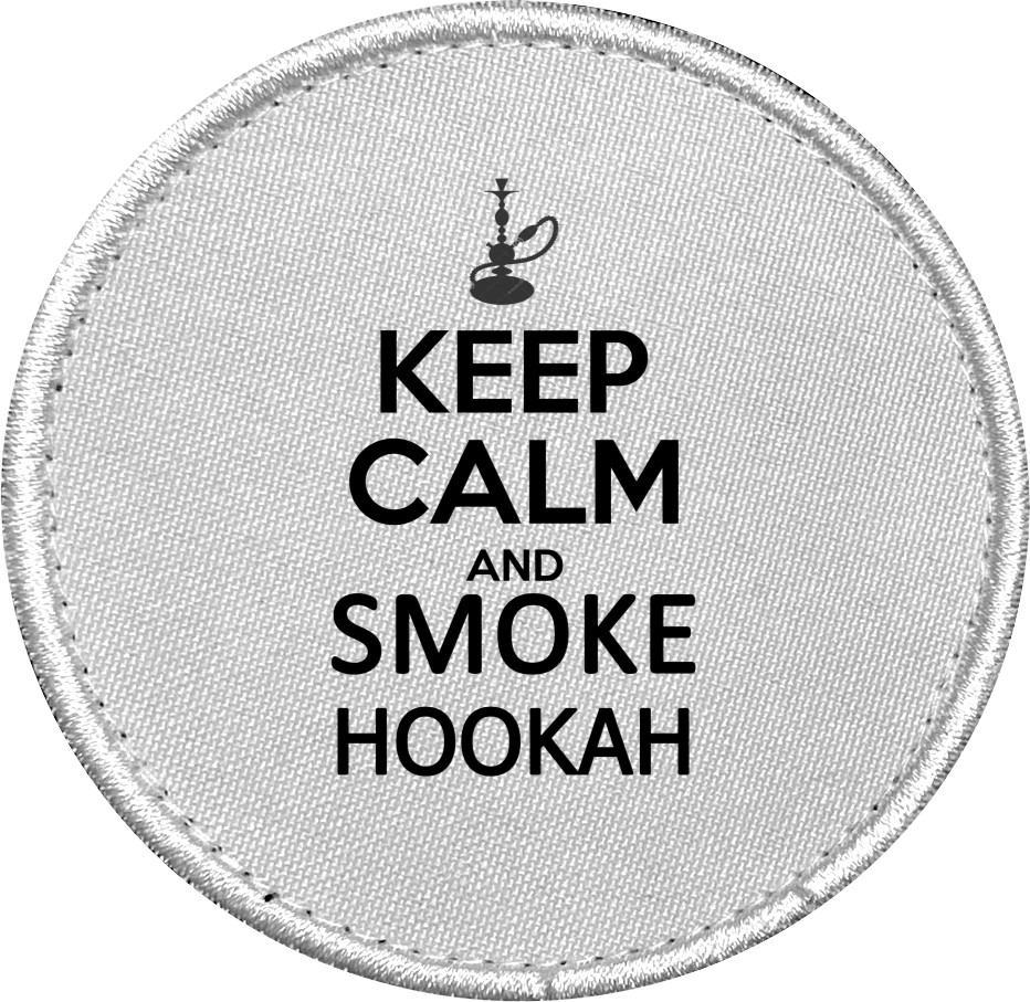 Шеврон - Keep calm and smoke - Mfest