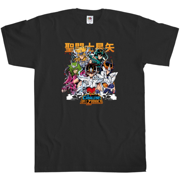 Men's T-Shirt Fruit of the loom - Knights of the Zodiac - Mfest