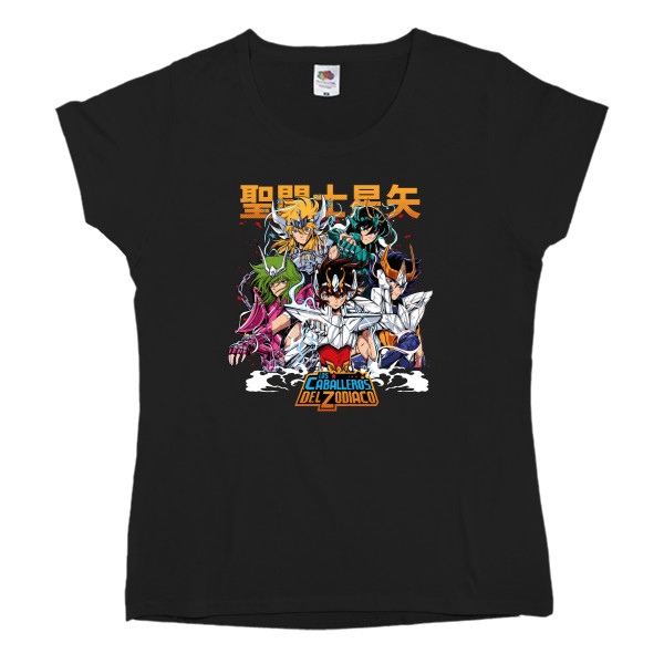 Women's T-shirt Fruit of the loom - Knights of the Zodiac - Mfest