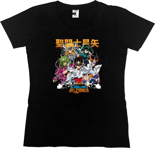 Women's Premium T-Shirt - Knights of the Zodiac - Mfest