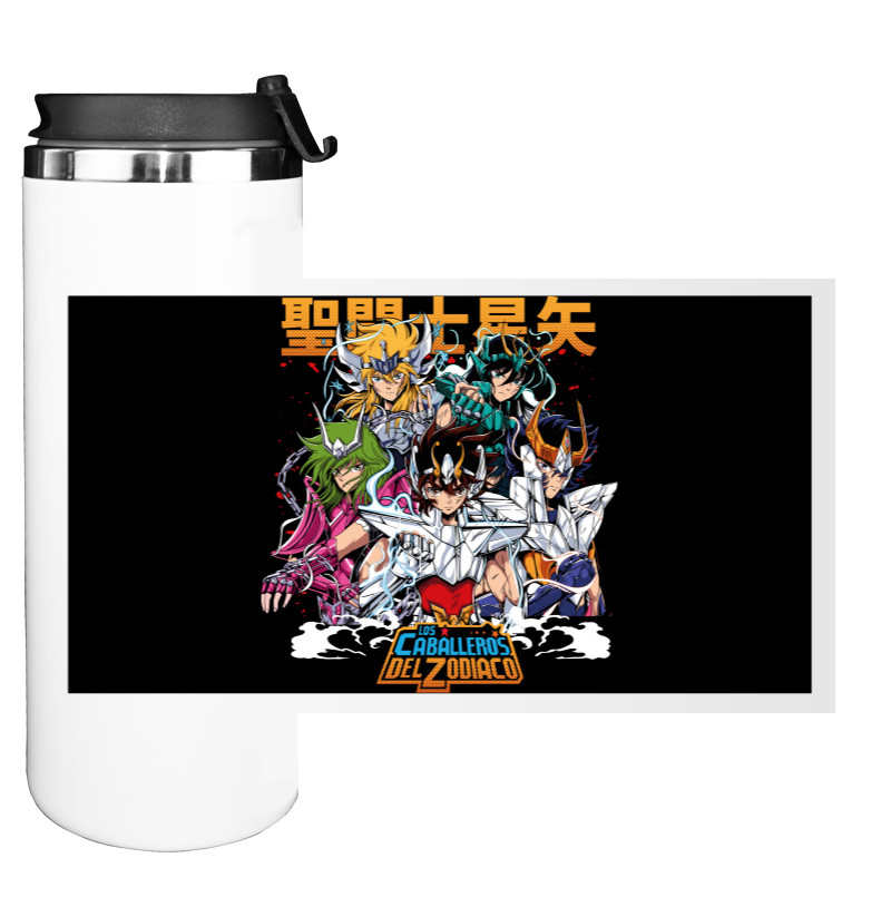 Water Bottle on Tumbler - Knights of the Zodiac - Mfest