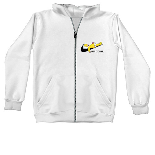 Kids' Zip-through Hoodie - Гомер Just D oh It - Mfest