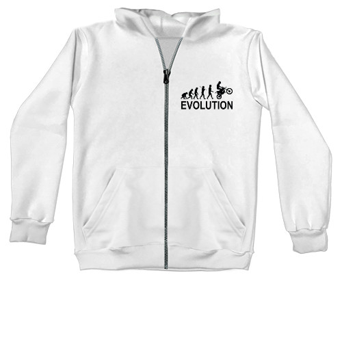 Unisex Zip-through Hoodie - Moto evolution - Mfest