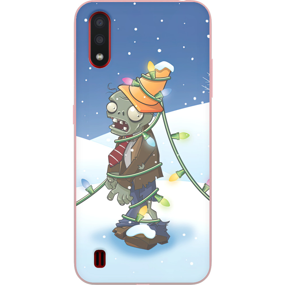 Чехол Samsung - Plants vs. Zombies New Year - Mfest