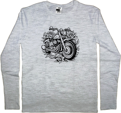 Men's Longsleeve Shirt - Motorcycle art - Mfest