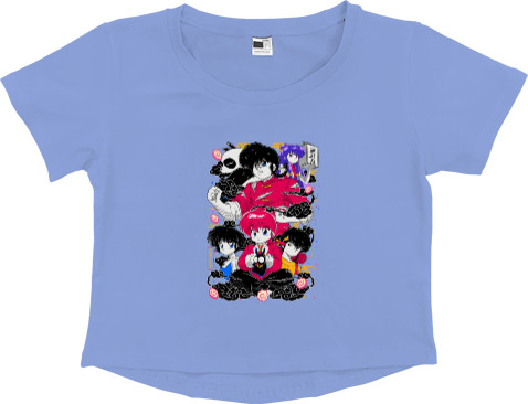 Women's Cropped Premium T-Shirt - Ranma 2 - Mfest