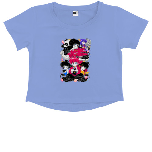 Kids' Premium Cropped T-Shirt - Ranma 2 - Mfest