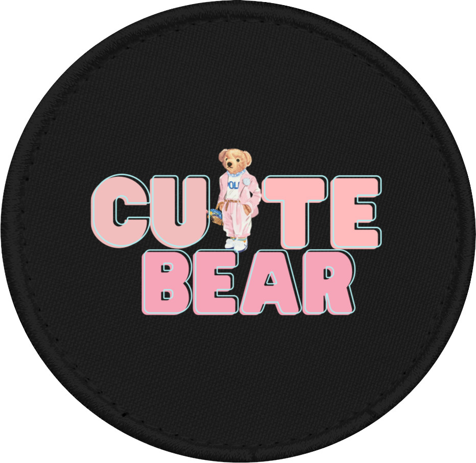 Cute Bear, Стильний напис зі стильним ведмедиком! 