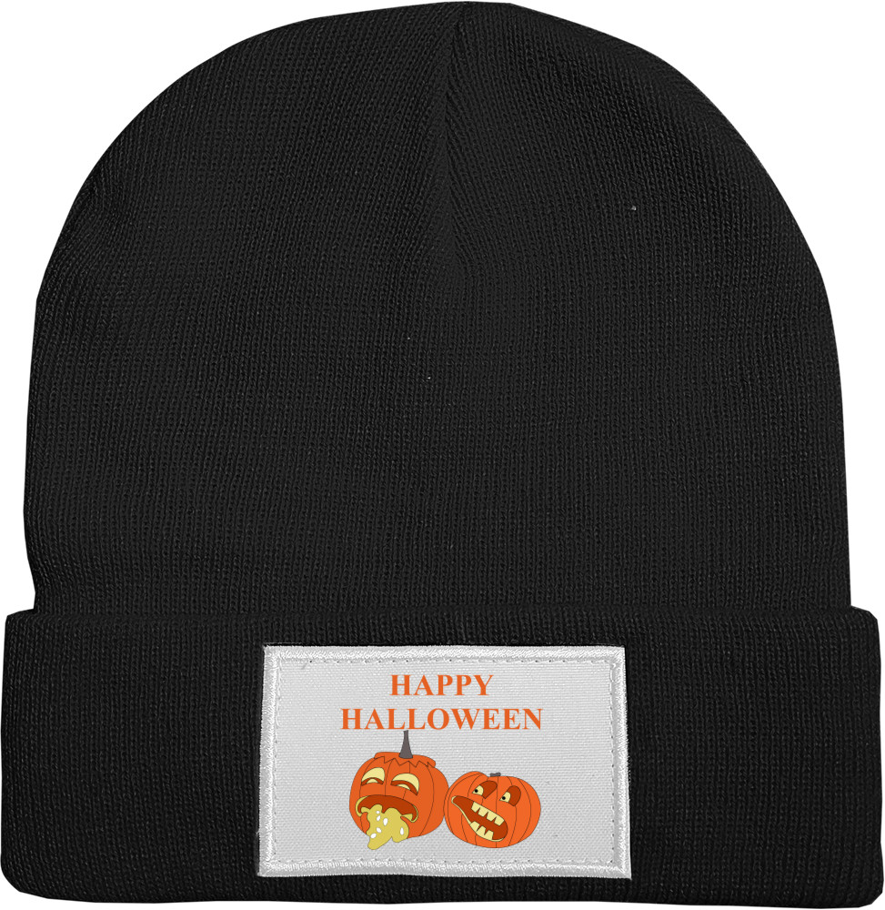 Шапка з Патчем - Halloween, Pumpkin, Happy Halloween - Mfest