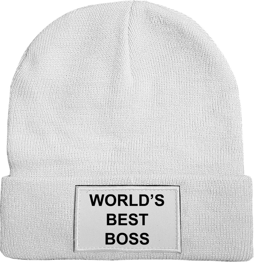 Hat with Patch - Worlds best boss - Mfest