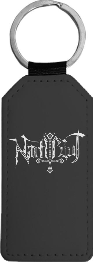 Брелок прямоугольный - Nachtblut Logo - Mfest