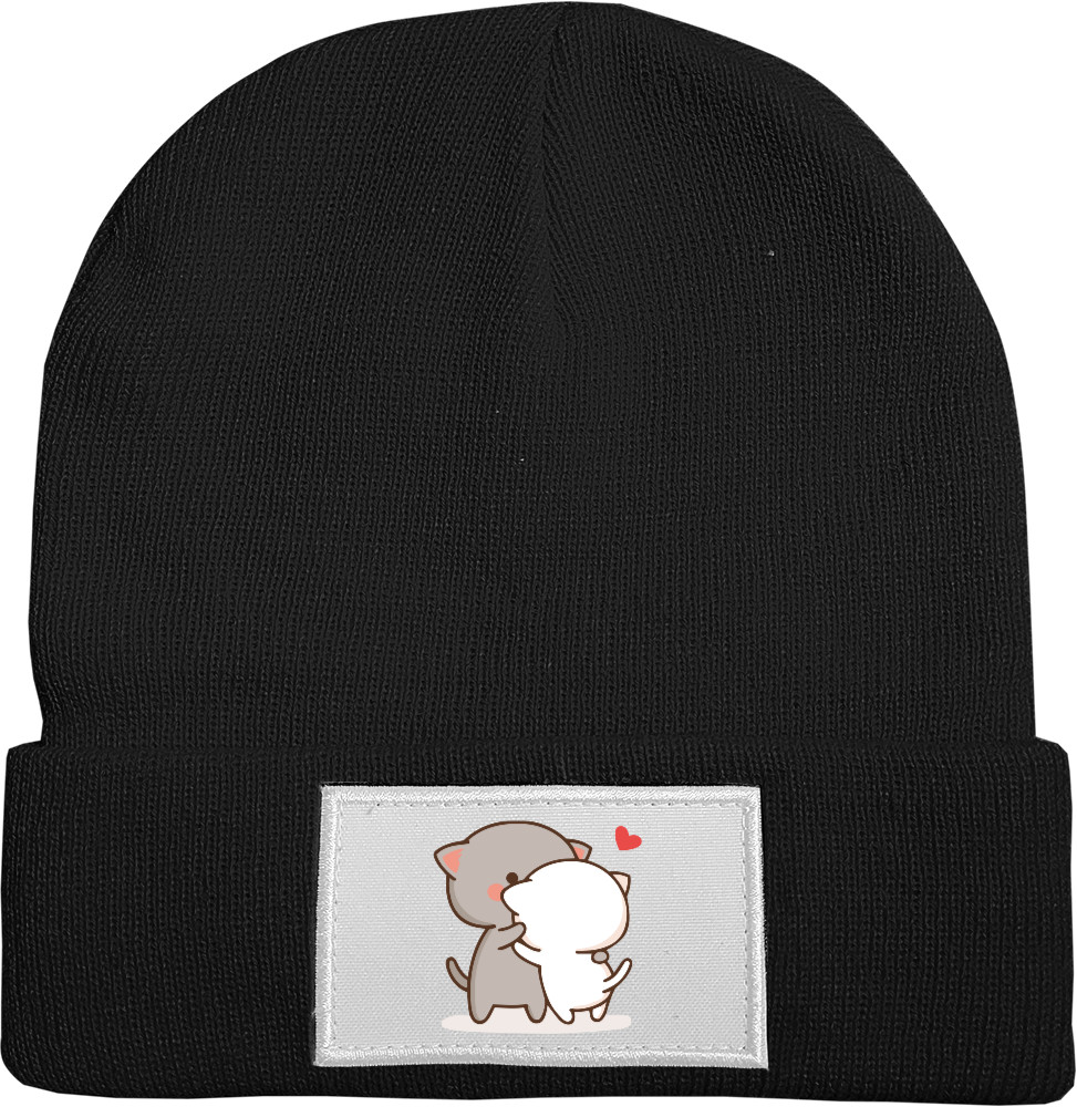 Hat with Patch - Cats kissing - Mfest