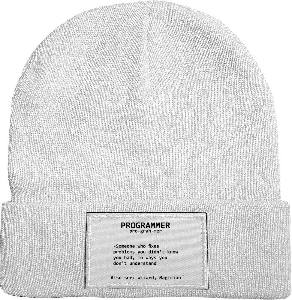 Hat with Patch - PROGRAMMER - Mfest