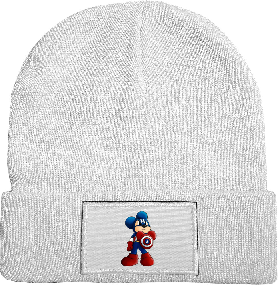 Hat with Patch - captain america Mickey Mouse - Mfest