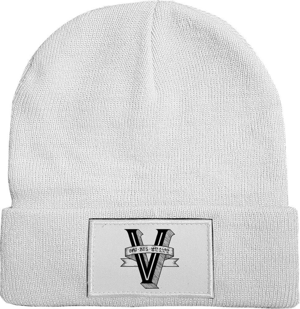 Hat with Patch - v bts logo - Mfest