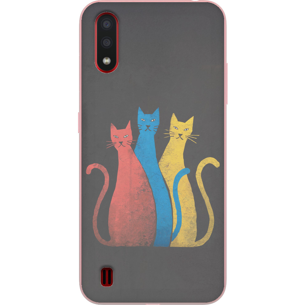 Чехол Samsung - Color Cats - Mfest